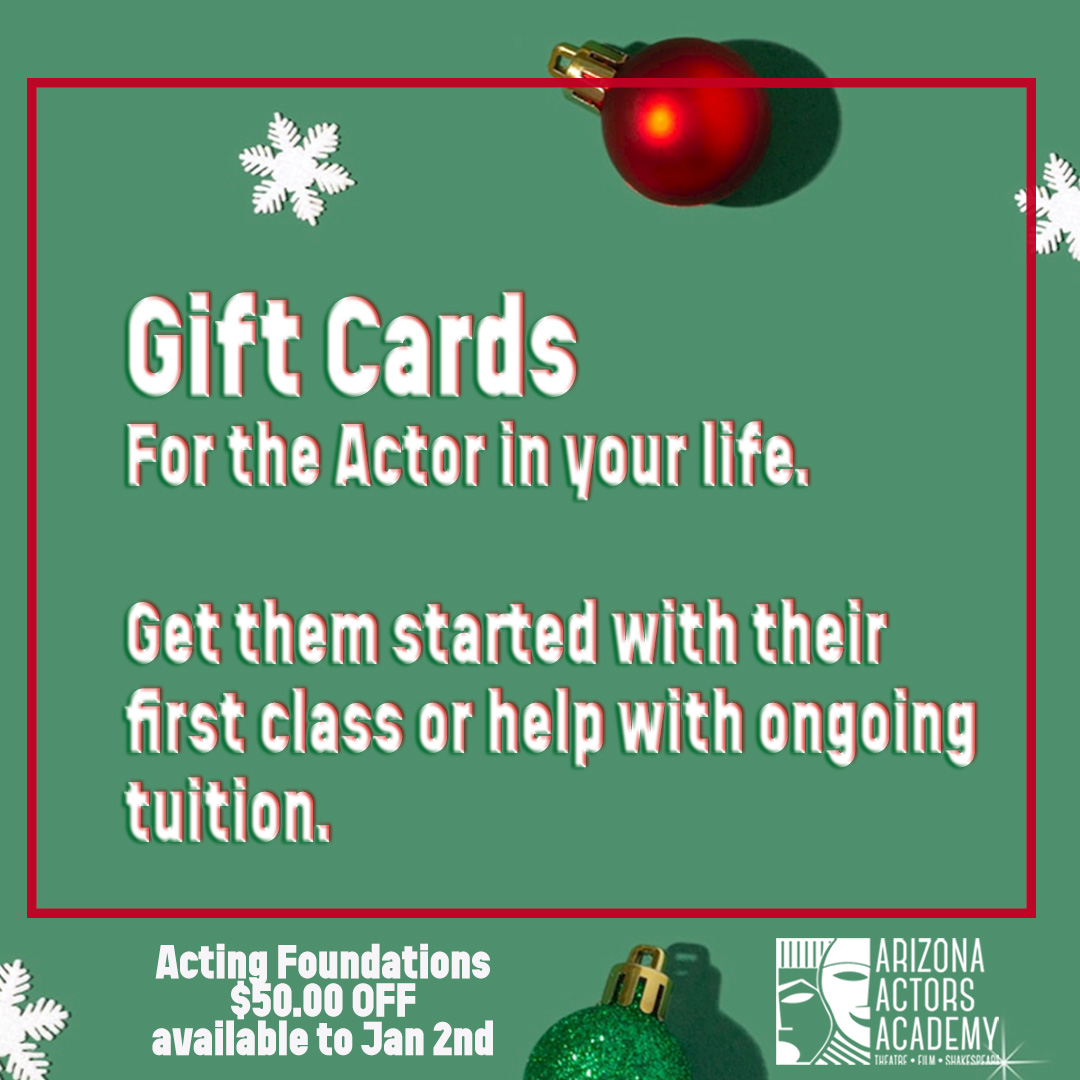 Gift Cards and $50 Off Acting Foundations